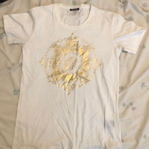 Men’s white short sleeve Balmain shirt